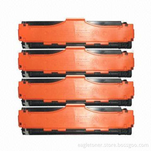 Compatible Color Toner Cartridges for HP CE410/1/2/3A, With SCC Chip